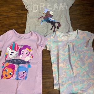 3 Girl T-shirts Size 5/6